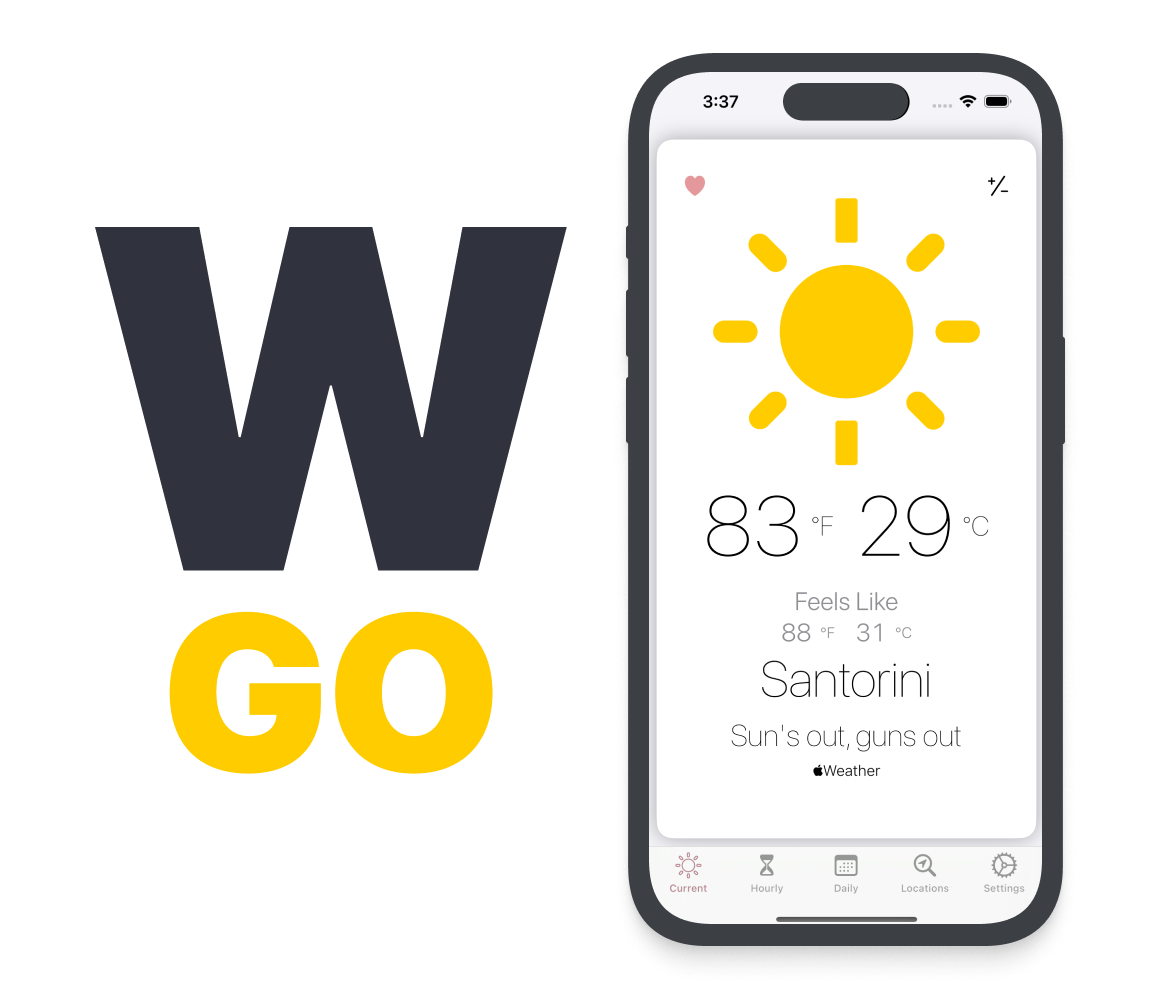 Say Hello to WeatherGO: Where Celsius and Fahrenheit Play Nice!